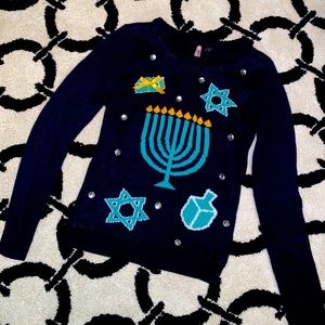 Hanukah, light up sweater